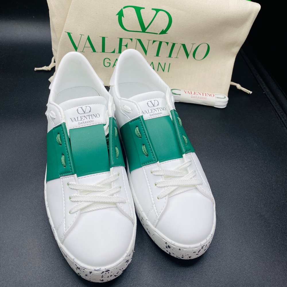 Valentino Garavani Women’s Leather Sneakers Size 7 Limited Edition NWB AUTHENTIC